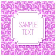 Graphic design vintage frame for logo and badges Abstract outline N5