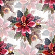 Watercolor Flowers N70