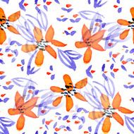 Watercolor Flowers N73