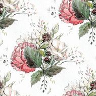 Watercolor Flowers N74