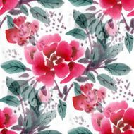 Watercolor roses N6