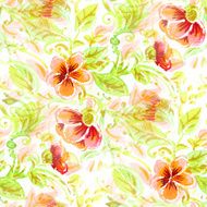 Watercolor Flowers N81