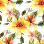 Watercolor Flowers N83