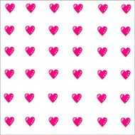 background to Valentine&#039;s Day with hearts Vector EPS10 N2