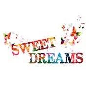 Sweet dreams inscription