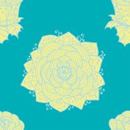 Seamless roses pattern Vector illustration N9