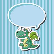 dragon theme elements vector eps N28