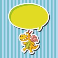 dragon theme elements vector eps N29