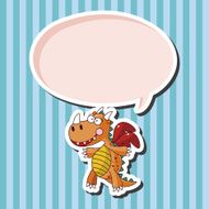 dragon theme elements vector eps N32