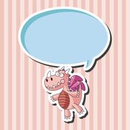 dragon theme elements vector eps N36