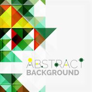 Abstract geometric background Modern overlapping triangles N157