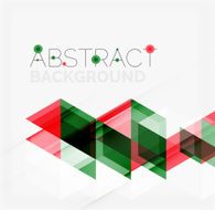 Abstract geometric background Modern overlapping triangles N167