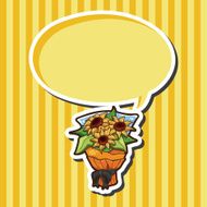 flower bouquet theme elements vector eps N21
