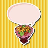 flower bouquet theme elements vector eps N22