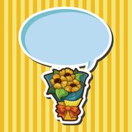 flower bouquet theme elements vector eps N26