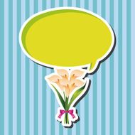 flower bouquet theme elements vector eps N33