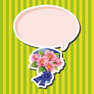 flower bouquet theme elements vector eps N35