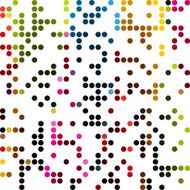 Colorful Random Dots Background Creative Design Templates N16