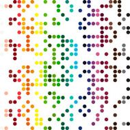 Colorful Random Dots Background Creative Design Templates N17