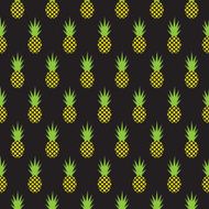 Seamless pineapple pattern background N2