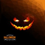 Happy Halloween Geometrical Background Vector Eps 10