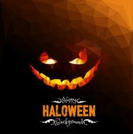 Happy Halloween Geometrical Background Vector Eps 10 N3