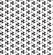 Black and white geometric seamless pattern N160
