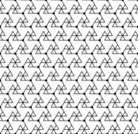 Black and white geometric seamless pattern N161