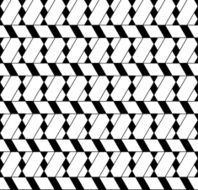 Black and white geometric seamless pattern N162