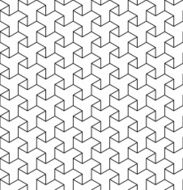Black and white geometric seamless pattern N168