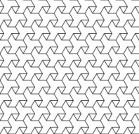 Black and white geometric seamless pattern N169