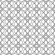 Black and white geometric seamless pattern with line N11