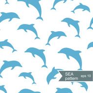 Abstract dolphin pattern N2