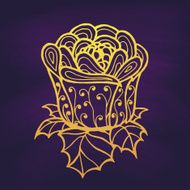 Abstract floral pattern Vector illustration