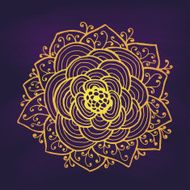 Abstract floral pattern Vector illustration N2