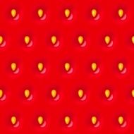 Red strawberry seamless texture pattern with seed