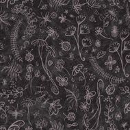 Vector seamless pattern with summer flowers N8