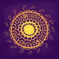 Abstract floral pattern Vector illustration N5