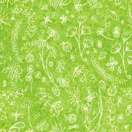 Vector seamless pattern with summer flowers N11