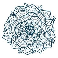 Abstract floral pattern Vector illustration N10