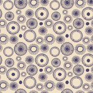 Abstract seamless with round gold pattern N14