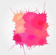 Colorful ink splashes N2