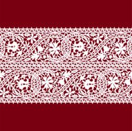 White Lace Seamless Pattern N7