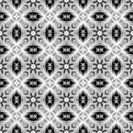 Monochrome seamless pattern N41