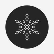 snowflake line icon N3