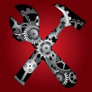 Setting Symbol In The Red Background