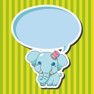 animal cartoon theme elements N107