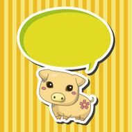 animal cartoon theme elements N109