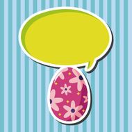 easter egg theme elements background eps10 N24