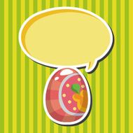 easter egg theme elements background eps10 N34